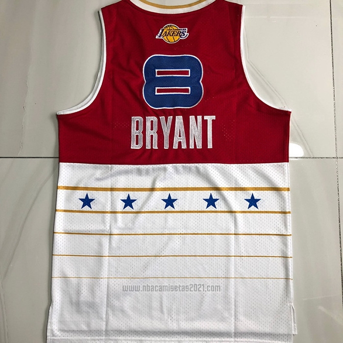Camiseta All Star 2006 Kobe Bryant #8 Rojo Blanco